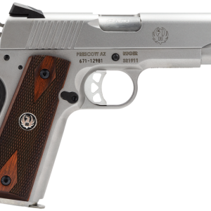 RUGER SR1911 COMMANDER STAINLESS .45ACP 4.25" BARREL 7-ROUNDS NOVAK SIGHTS