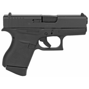 GLOCK 43 BLACK 9MM 3.41" BARREL 6RDS USA MADE